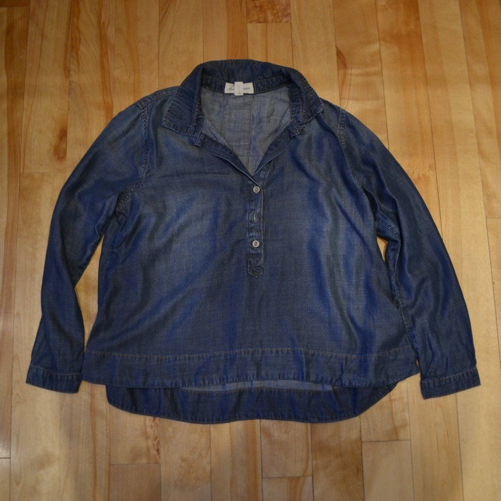 Anthropologie Brand Cloth and Stone Size S Jean Shirt